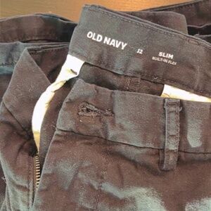 old navy black women capruis